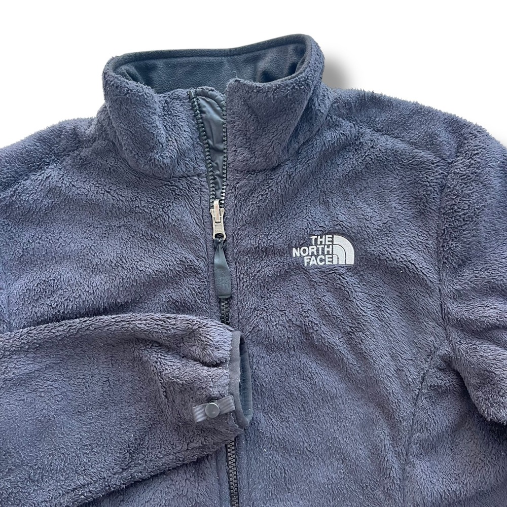 The North Face Size M Black Full Zip High Pile Soft Osito Fleece Jacket Gorpcore